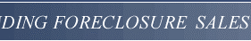 North Carolina Pending Foreclosure Sales